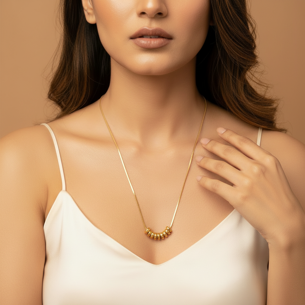 Golden Orbit Necklace - Image 2
