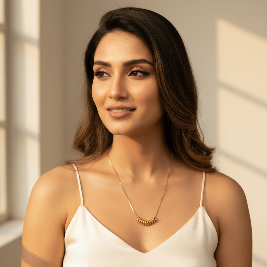Golden Orbit Necklace - Image 4
