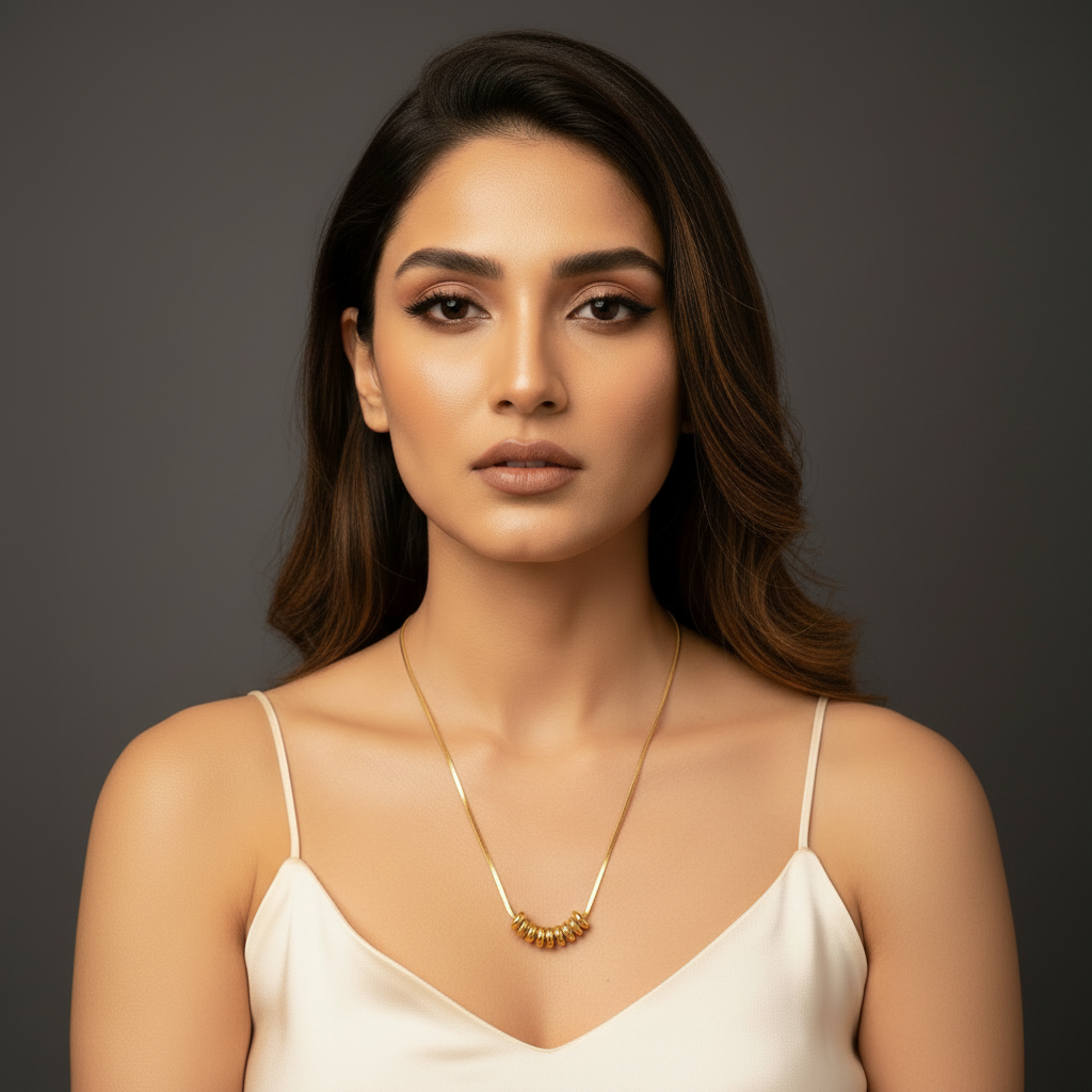 Golden Orbit Necklace - Image 3