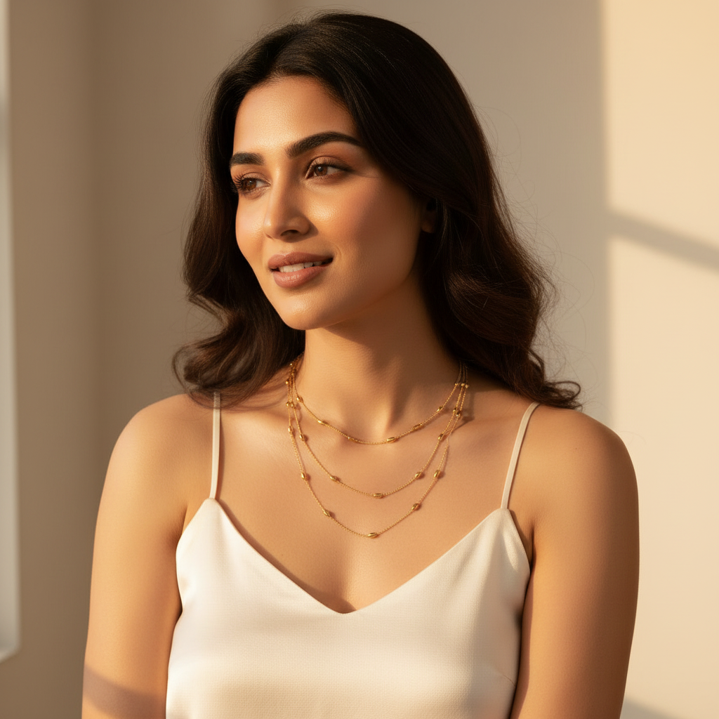 Golden Orbit Necklace - Image 3