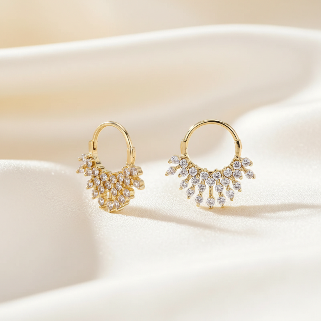 Crown Jewel Hoops - Image 4
