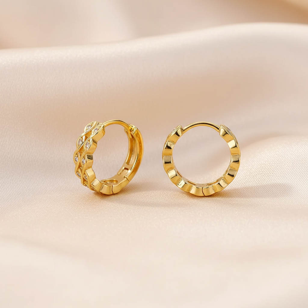 Twist & Spark Hoops - Image 3