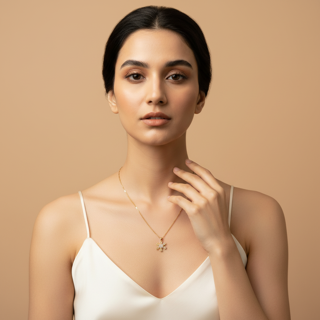 Snowveil Pendant Necklace - Image 4