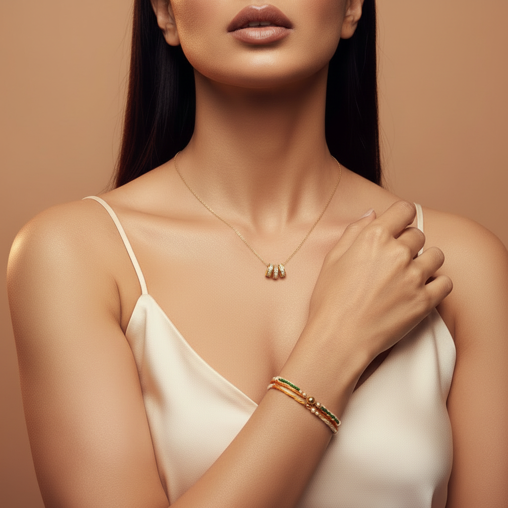Triple Orbit Necklace - Image 2