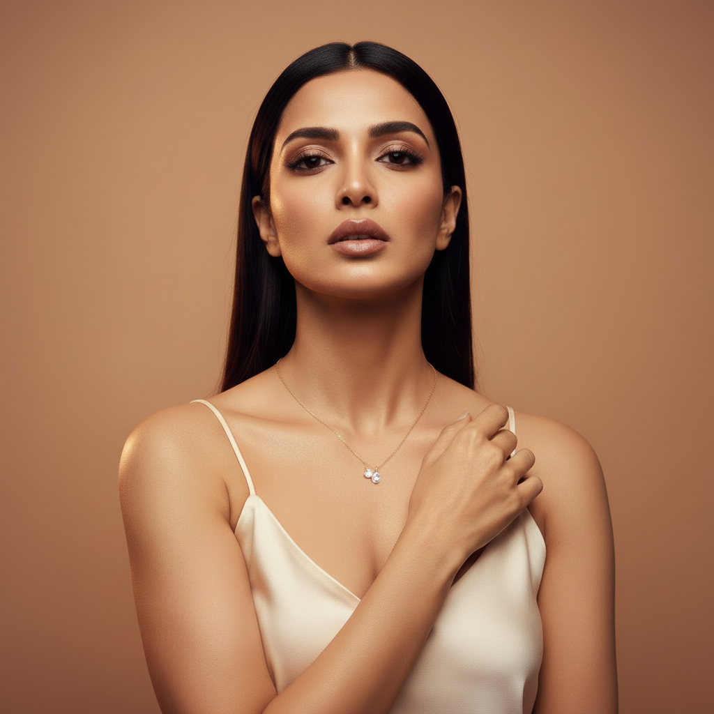 Duo Drop Necklace - Image 5