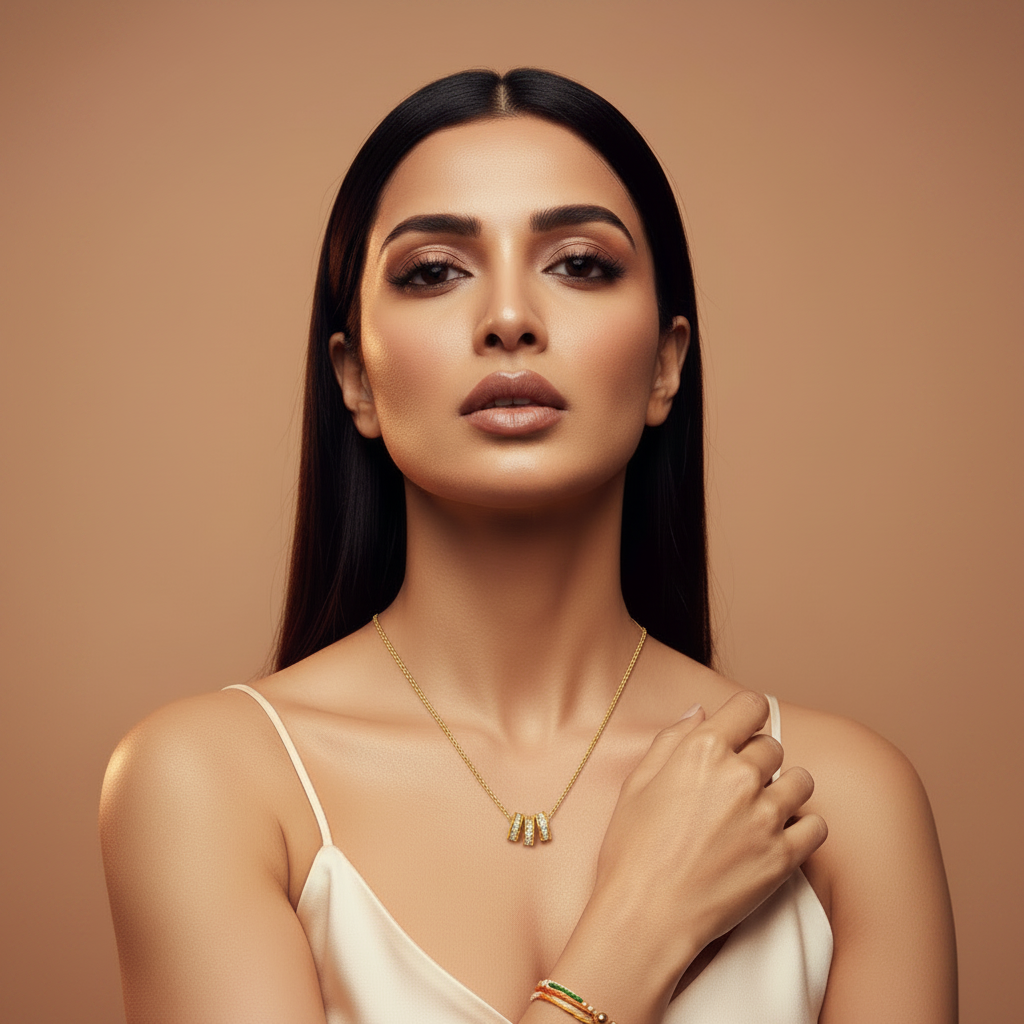 Triple Orbit Necklace - Image 4