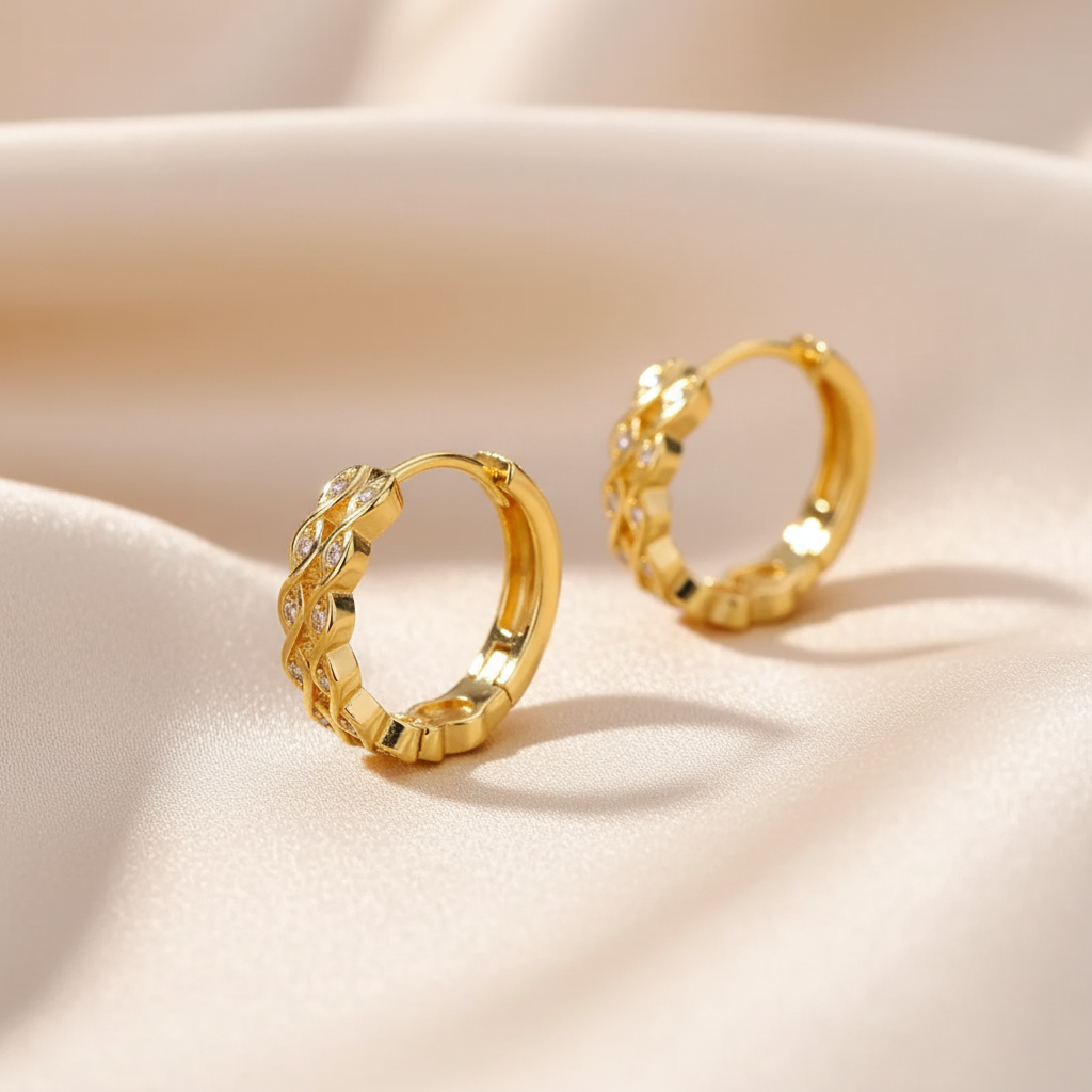 Twist & Spark Hoops - Image 4