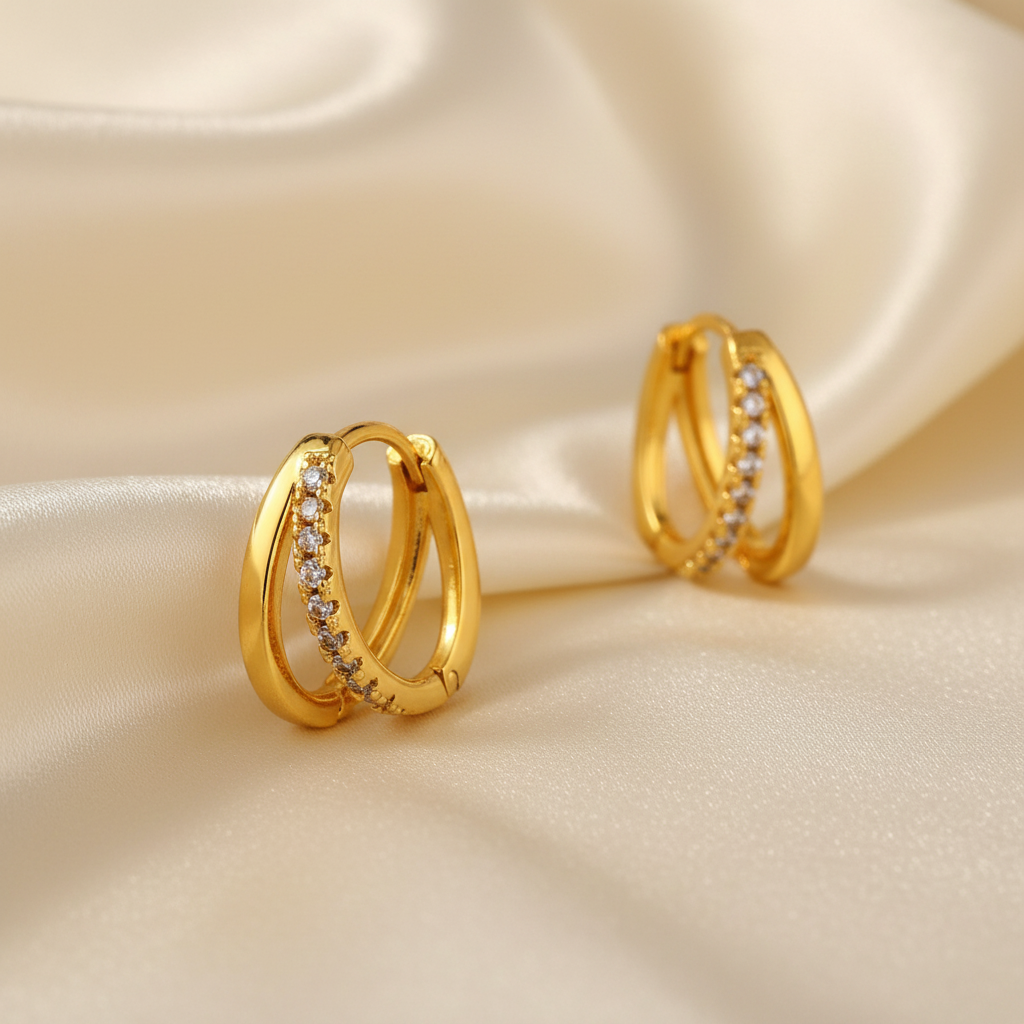 Twin Arc Hoops - Image 5