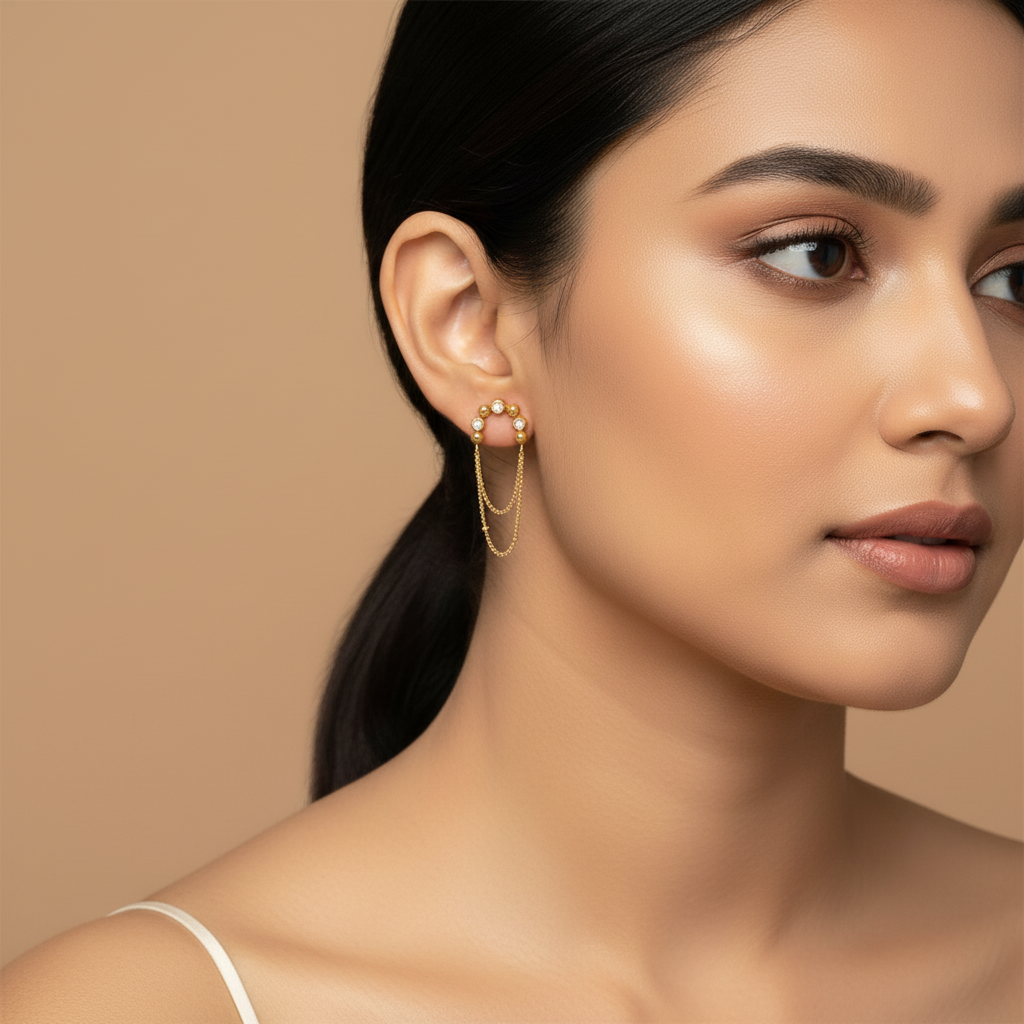 Gold Tassel Drop - Image 2