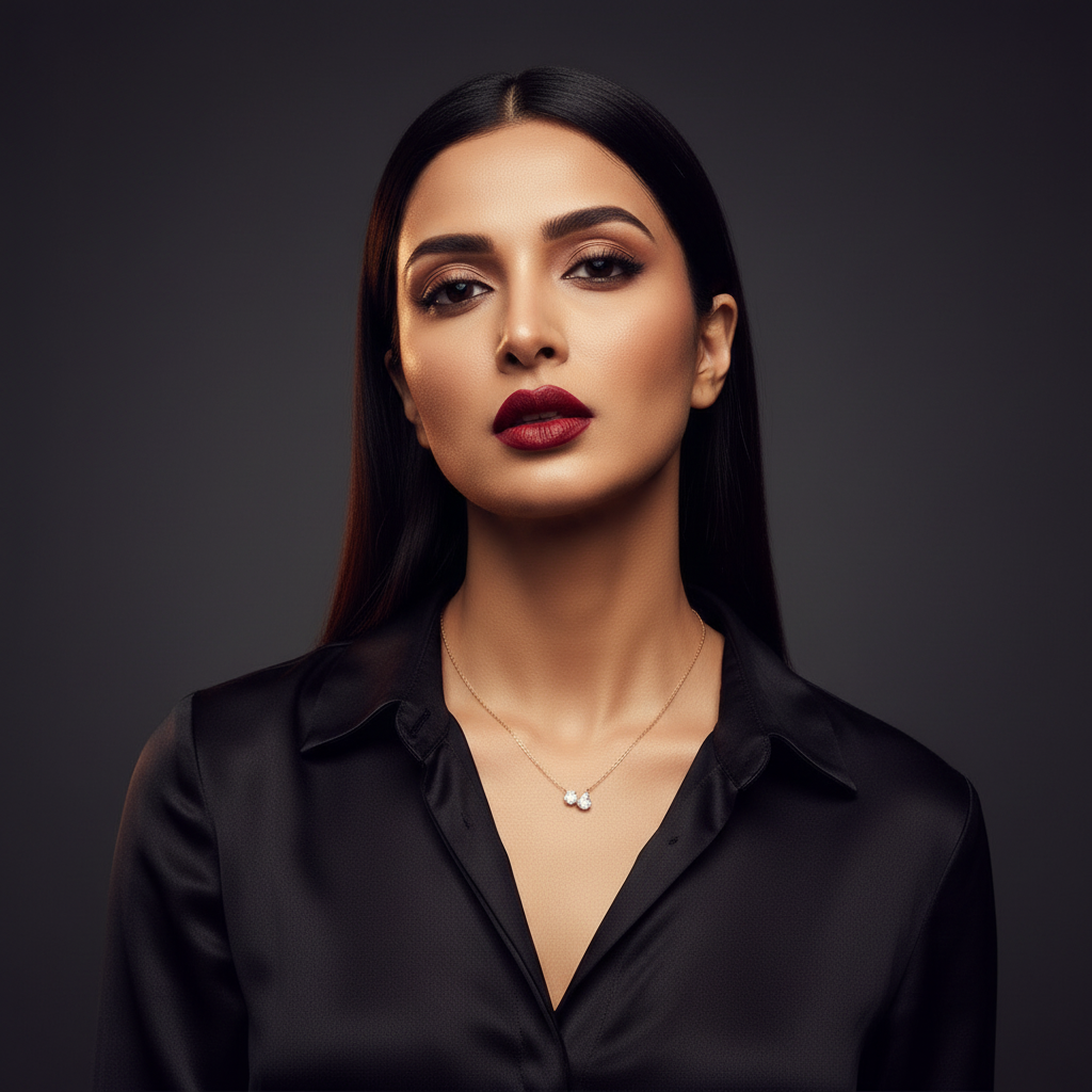 Duo Drop Necklace - Image 4